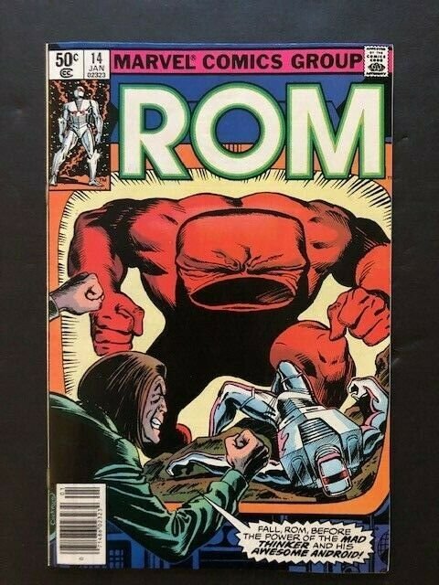 MARVEL ROM Spaceknight #14 MAD THINKER Newstand Variant F/VF (A32)