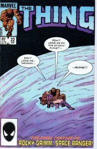 THING #22, VF/NM, 1883 1985, Space Ranger, Sinnott, more Marvel in store