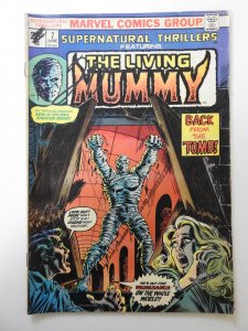 Supernatural Thrillers #7 (1974) Cover detached at top staple, ink front cover