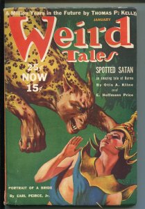 WEIRD TALES 01/1940-FINLAY COVER-KLINE-PRICE-SEABURY QUINN-fn/vf