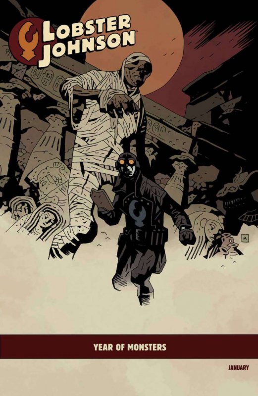 Lobster Johnson: The Burning Hand #1A FN ; Dark Horse | Year of Monsters variant