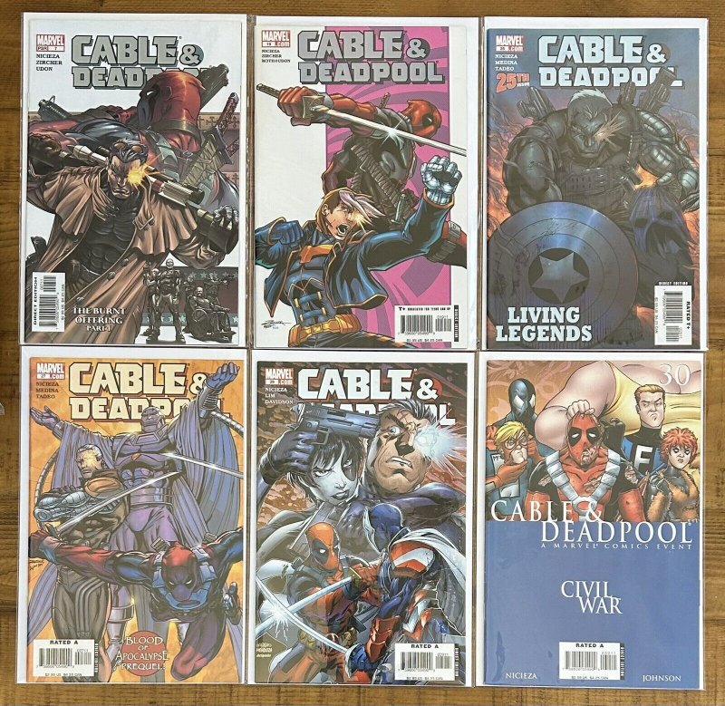 Cable & Deadpool #7,19,25,27,29,30,45,49, Annual #1 Marvel Nicieza NM Lot X-Men