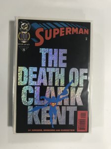 Superman #100 Holograhic Foil Cover (1995) NM3B105 NEAR MINT NM