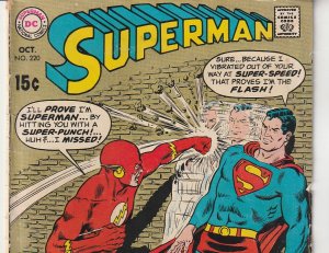 Superman(vol. 1) # 220  Superman and The Flash !