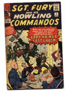 Sgt. Fury And His Howling Commandos #4 - 1963 - Marvel - VG/FN - comic book