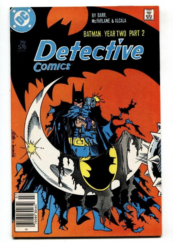 DETECTIVE COMICS #576 comic book 1987 BATMAN MACFARLANE COVER ART