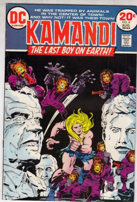 Kamandi the Last Boy on Earth #8 (Aug-73) NM- High-Grade Kamandi