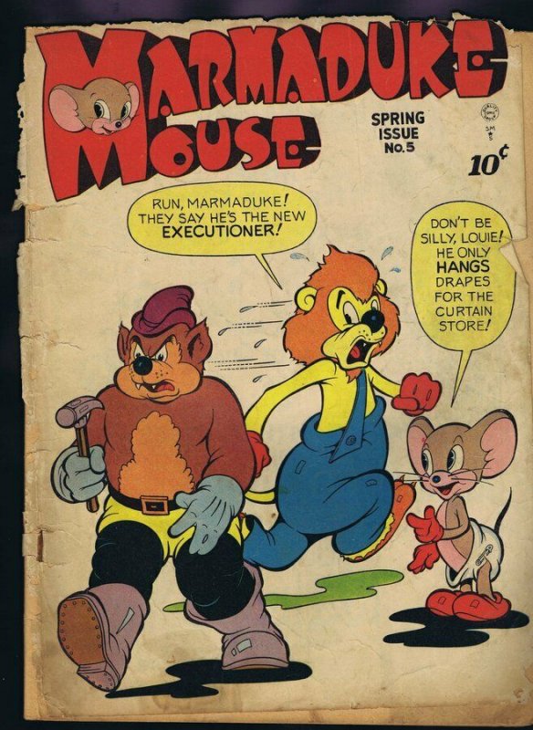 Marmaduke Mouse #5 ORIGINAL Vintage 1947 Quality Comics Golden Age