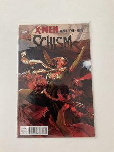 X-Men Schism 2 Near Mint Nm Signed Aaron Marvel