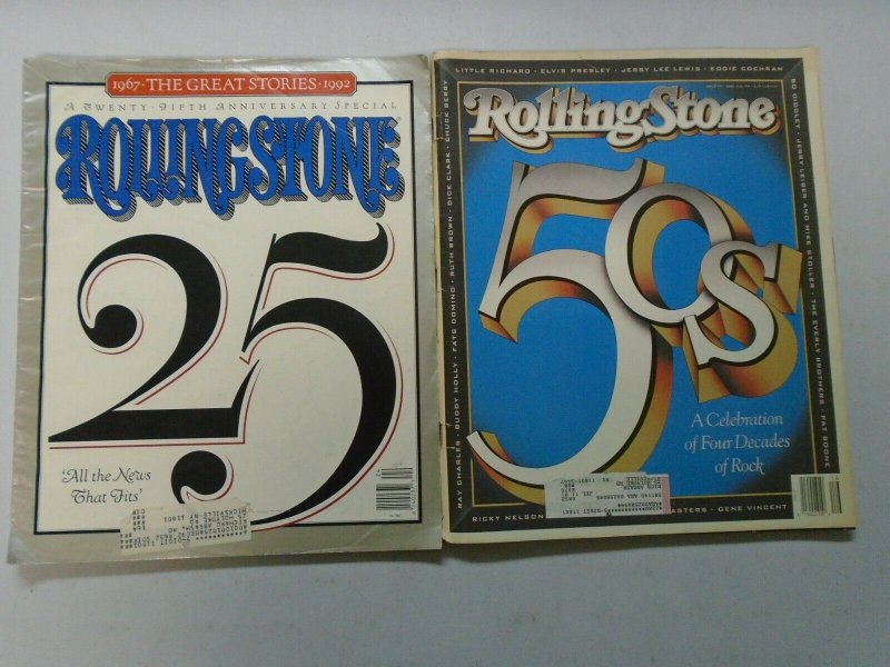 Rolling Stone Magazine Anniversay Specials lot 4 different (1990-92)