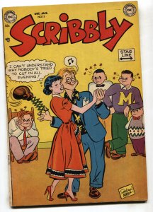Scribbly Comics #15--1952 -- last issue-- Rare--DC--Golden Age--VG+