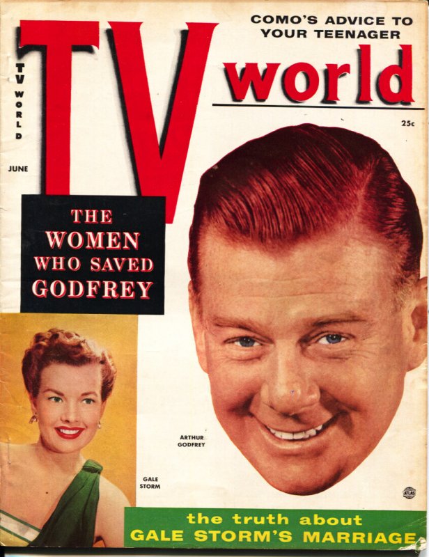 MAG: TV World 6/1957-Atlas-Arthur Godfrey-Gale Storm cover -Perry Como-James ...
