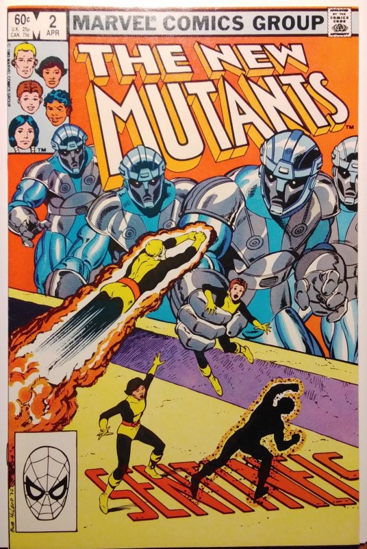 The New Mutants #2 Direct Edition (1983)  Comic Books - Bronze Age,  Marvel, Superhero / HipComic