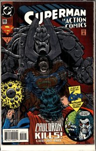 Action Comics #695 Embossed Cover (1994) Superman