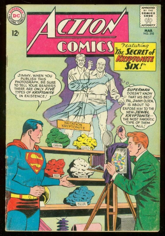 ACTION COMICS #310 1964- SUPERMAN-DC COMICS FN