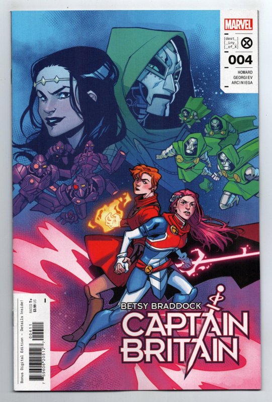 Betsy Braddock Captain Britain #4 Erica D’Urso Main Cvr (Marvel, 2023) NM