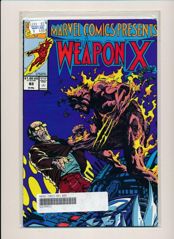 Marvel Comics WEAPON X #83 1991 FINE/VERY FINE (PF601) 