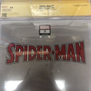 Spider-Man (2023) #7 (CGC 9.8) Signed Ramos • Second Printing / Variant Cover