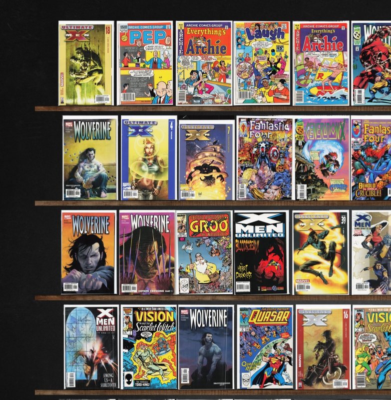 Huge Lot 150+ Comics with Ultimate X-Men, Fantastic Four & More!