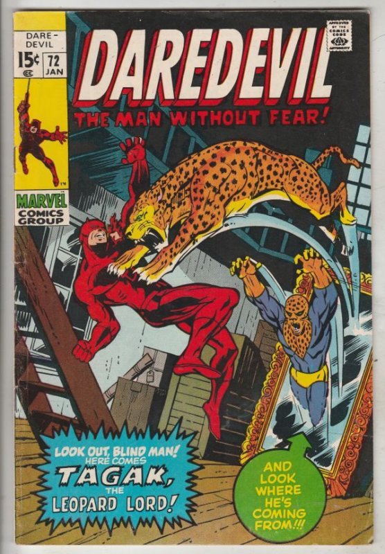 Daredevil #72 (Feb-71) VF/NM High-Grade Daredevil