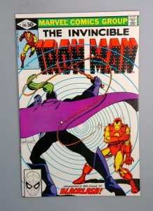 Iron Man #146, VF 1st Blacklash Marvel Comics 1981 JR1