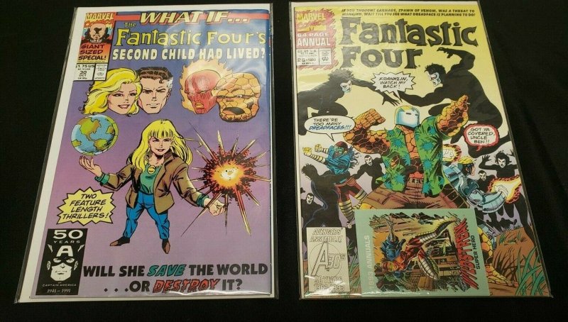FANTASTIC FOUR 4PC (VF) WHAT IF #30, ANNUAL #26, FF #267 & 276, DOCK OCK 1984-93