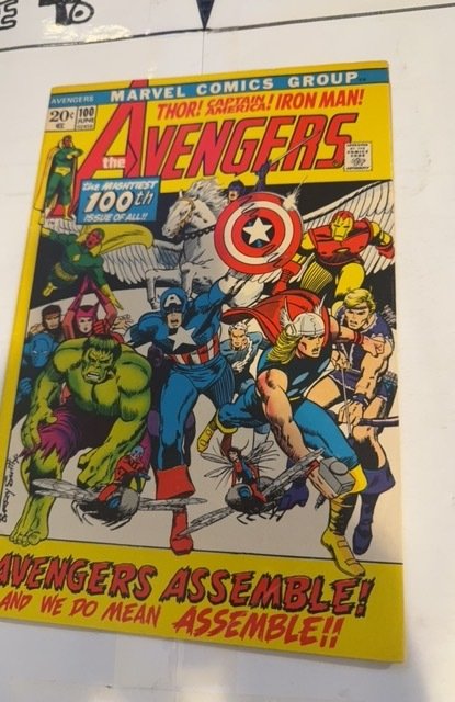 The Avengers #100 (1972)Avengers assemble Barry Windsor smith