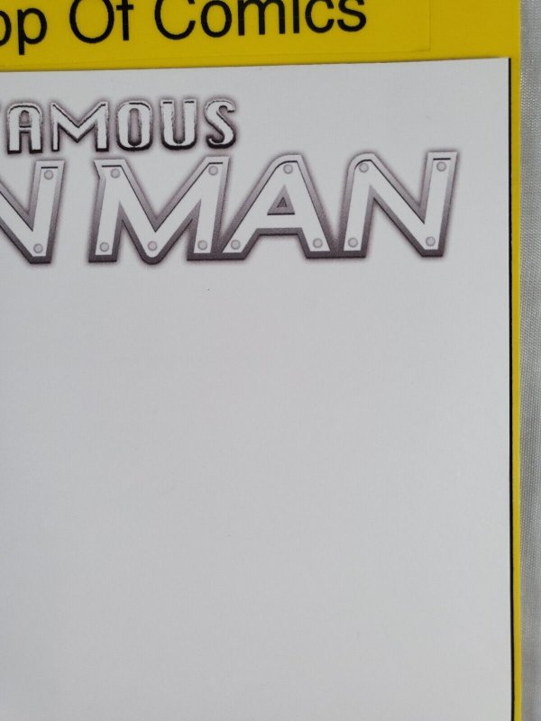 Infamous Iron Man #1 Blank Sketch Variant 2016 Marvel Doctor Doom Iron Man