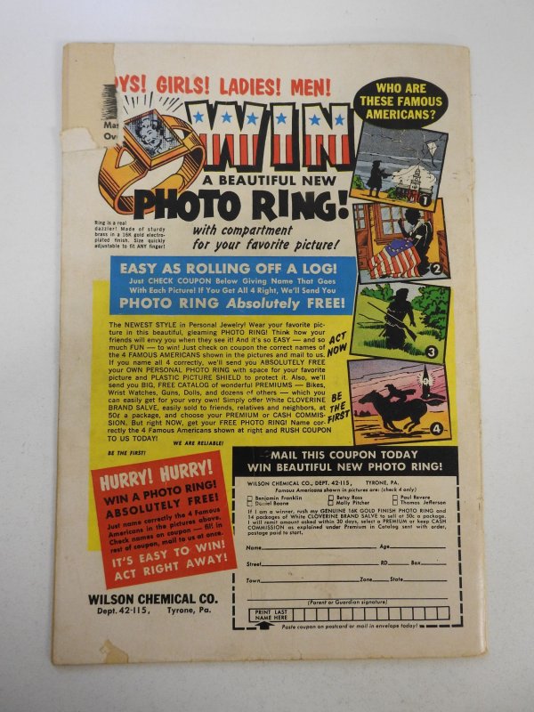 The Brave and the Bold #36 (1961) GD Condition cover detached top staple