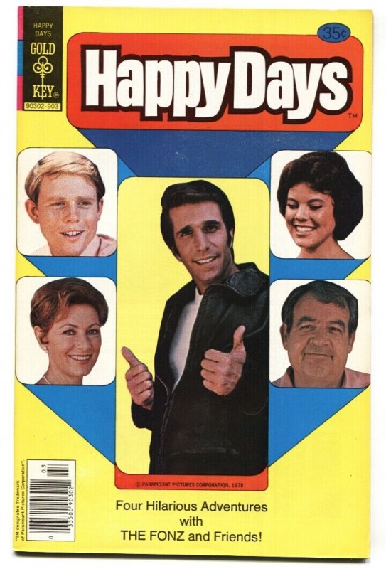 HAPPY DAYS #1 First ISSUE-HENRY WINKLER-RON HOWARD-COMIC BOOK VF/NM