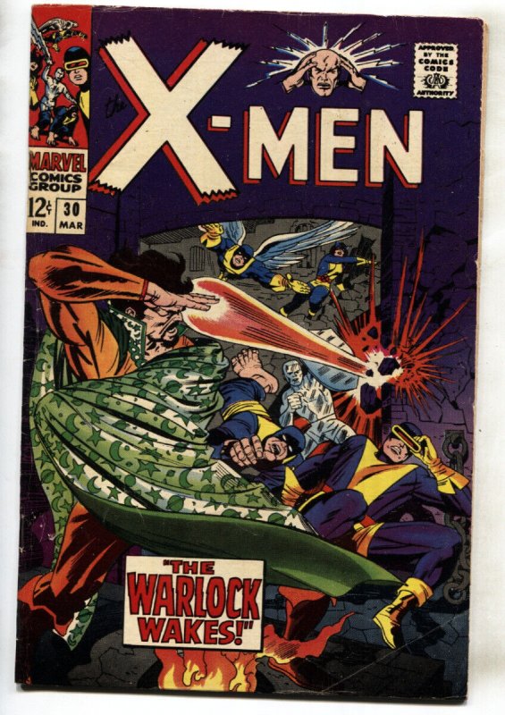 X-MEN #30--1967--MARVEL--Silver-Age--comic book--VG+
