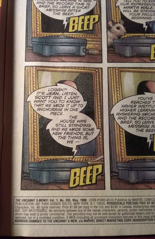 The Uncanny X-Men #355 (1998)