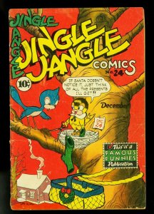 Jingle Jangle #24 1946- Famous Funnies- Christmas cover- G/VG