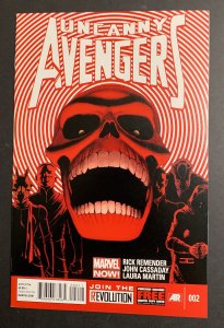 Uncanny Avengers #2 (2013) John Cassaday Red Skull / S-Men Cover