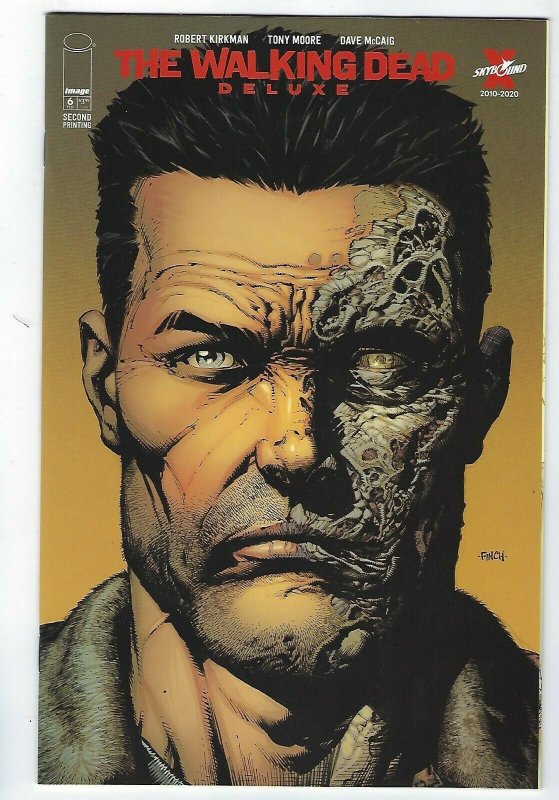 Walking Dead Deluxe # 1 2 3 4 5 6  2nd Print Set Finch & McCaig 