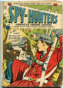 Spy-Hunters #10 1951- Blasts the Commies- Parachute cover VG