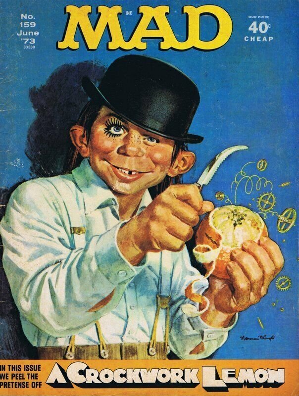 a clockwork orange comic book