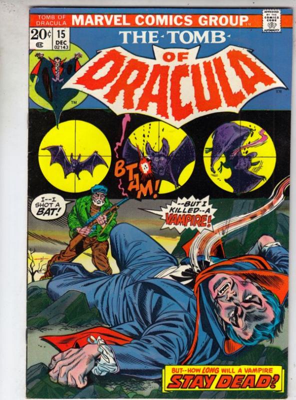 Tomb of Dracula #15 (Dec-73) NM- High-Grade Dracula