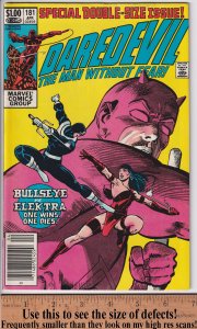 DAREDEVIL #181 NEWSSTAND (Apr 1982) NM 9.2 white! See description