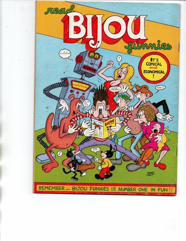 Bijou Funnies #5 - 4th Print - Underground - Kitchen Sink - 1970 - FN
