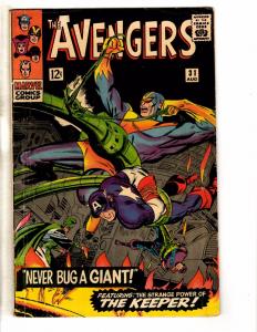 Avengers # 31 VG/FN Marvel Comic Book Hulk Thor Iron Man Hawkeye Ant-Man J249