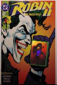 Robin II: The Joker's Wild! #1 Joker Close-Up Cover (1991)