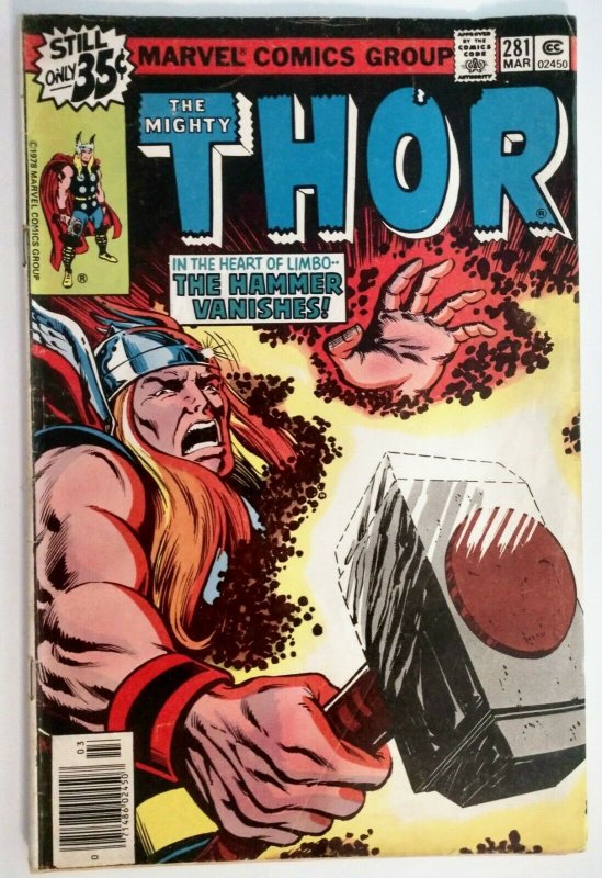 The Mighty Thor #281, MARK JEWELERS EDITION