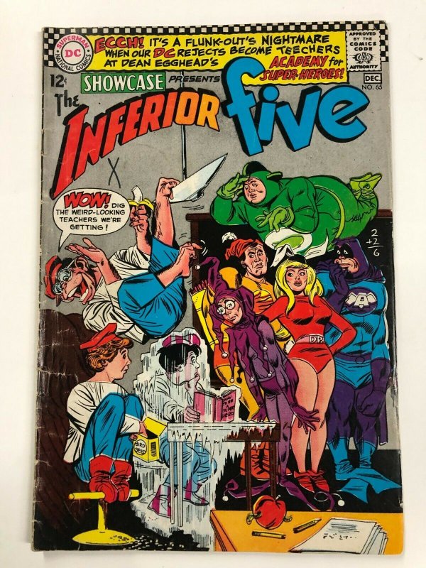 SHOWCASE 65 (11-12/) 1966 VG INFERIOR FIVE 3rd app some kind of classic Sekowsky