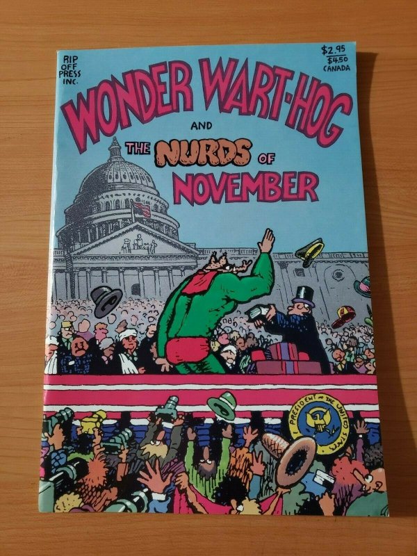 Wonder Wart-Hog and the Nurds of November #1 ~ NEAR MINT NM ~ 1988 Rip Off Press