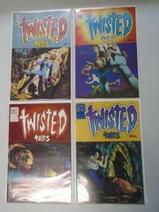 Twisted tales run #1-4 8.0VF (1982-83 Pacific Comics)
