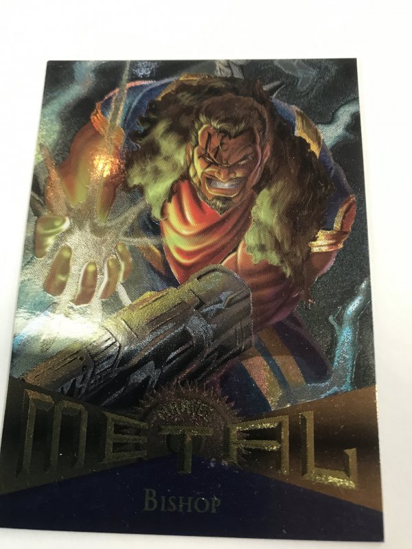 BISHOP #86 card : Marvel Metal 1995 Fleer Chromium; NM/M X-men Avengers, base