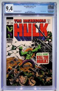 The Incredible Hulk #120 (1969) CGC 9.4
