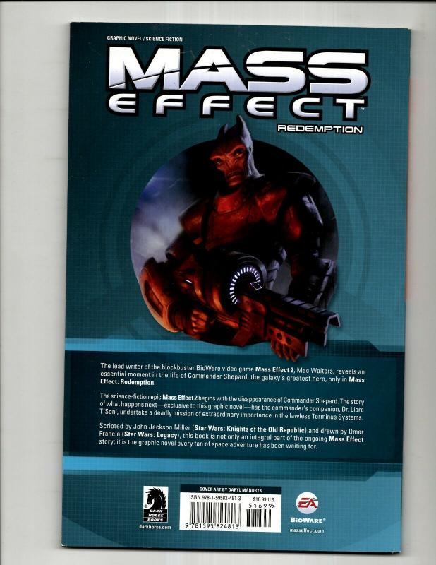 Mass Effect Redemption Dark Horse Comics TPB Graphic Novel Video Game Book SN1