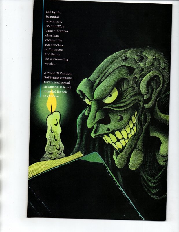 Sapphire #3 - warrior girl - Aircel - 1990 - NM